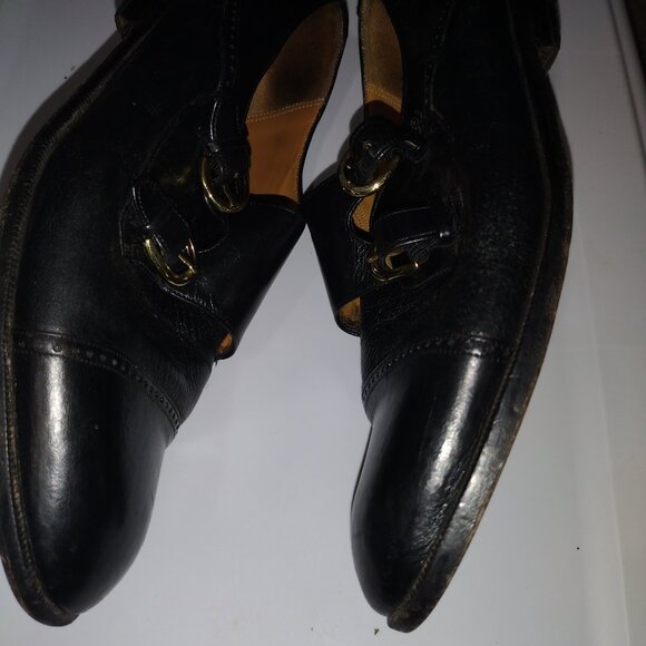 Classic Double Buckle Mezlan Dress Shoes - Picture 3 of 4